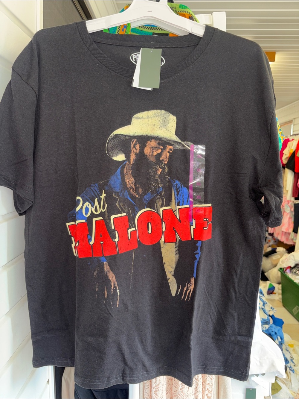 5/$10 Post Malone Graphic Tee - Black